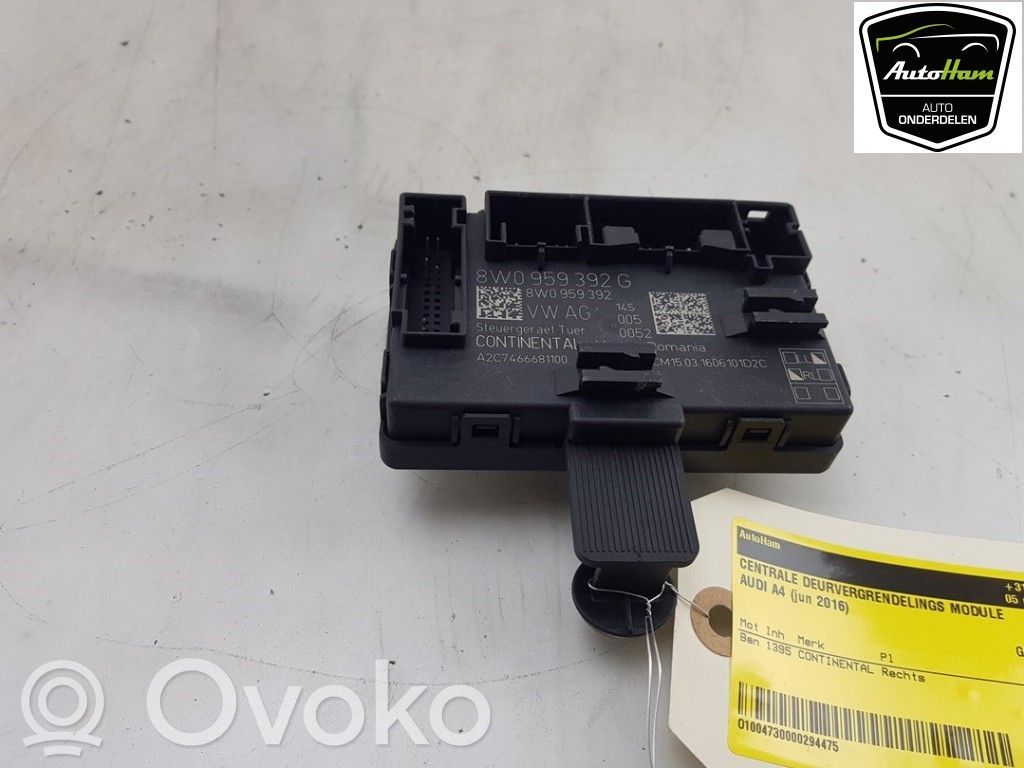 Audi A4 S4 B9 Door central lock control unit/module 