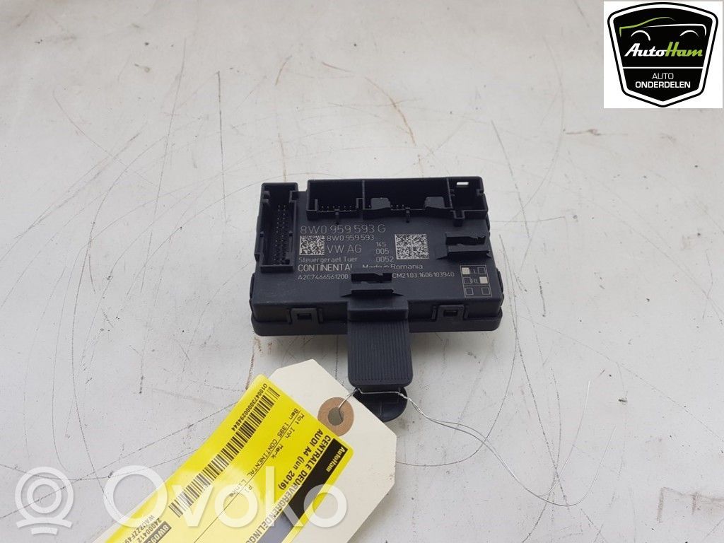 Audi A4 S4 B9 Door central lock control unit/module 