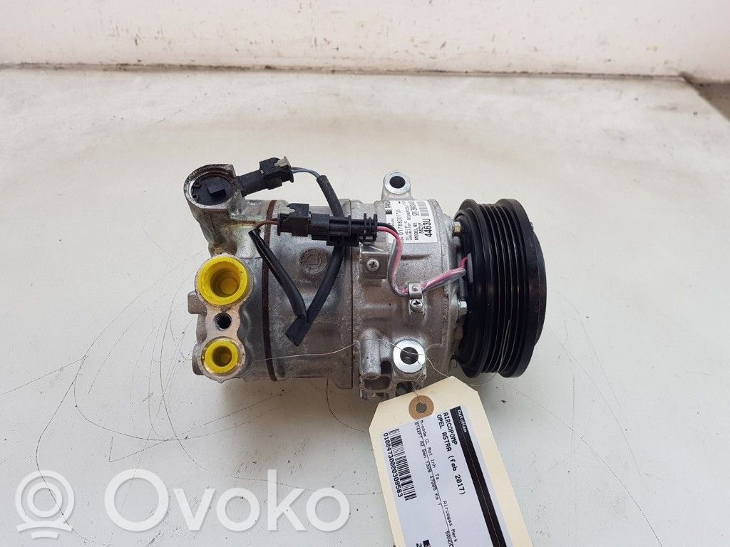 Opel Astra K Compresor (bomba) del aire acondicionado (A/C))