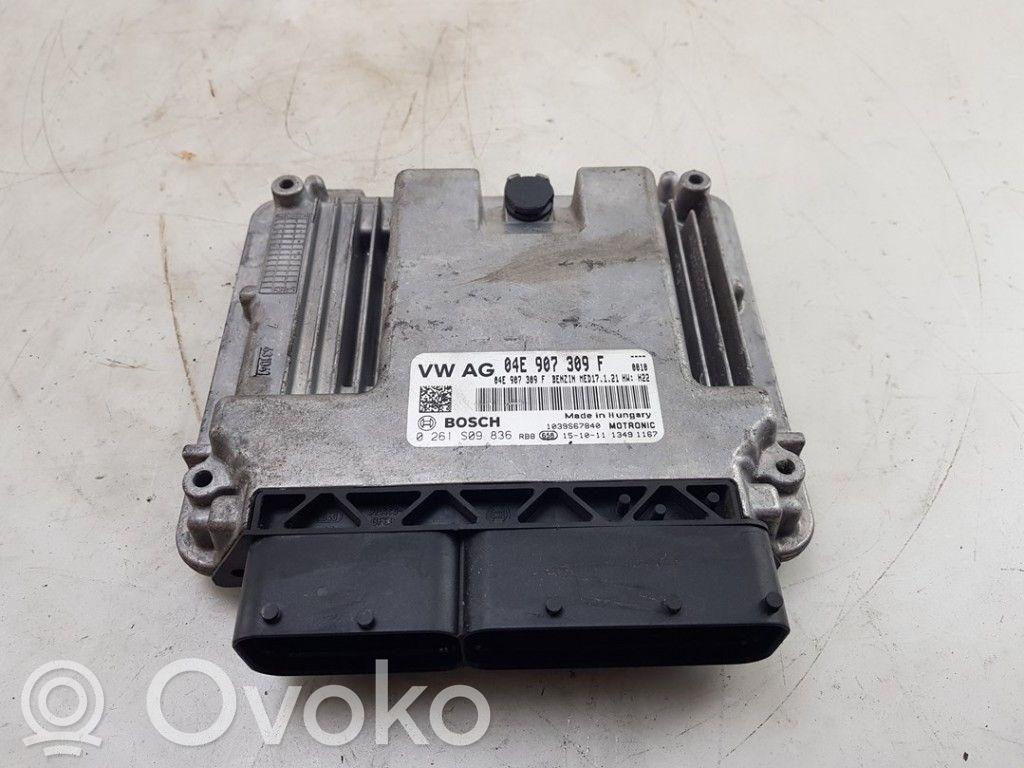 Engine control unit/module   04E907309F,04E907309F,0261S09836,0261S09836,04E906023M,04E907309F