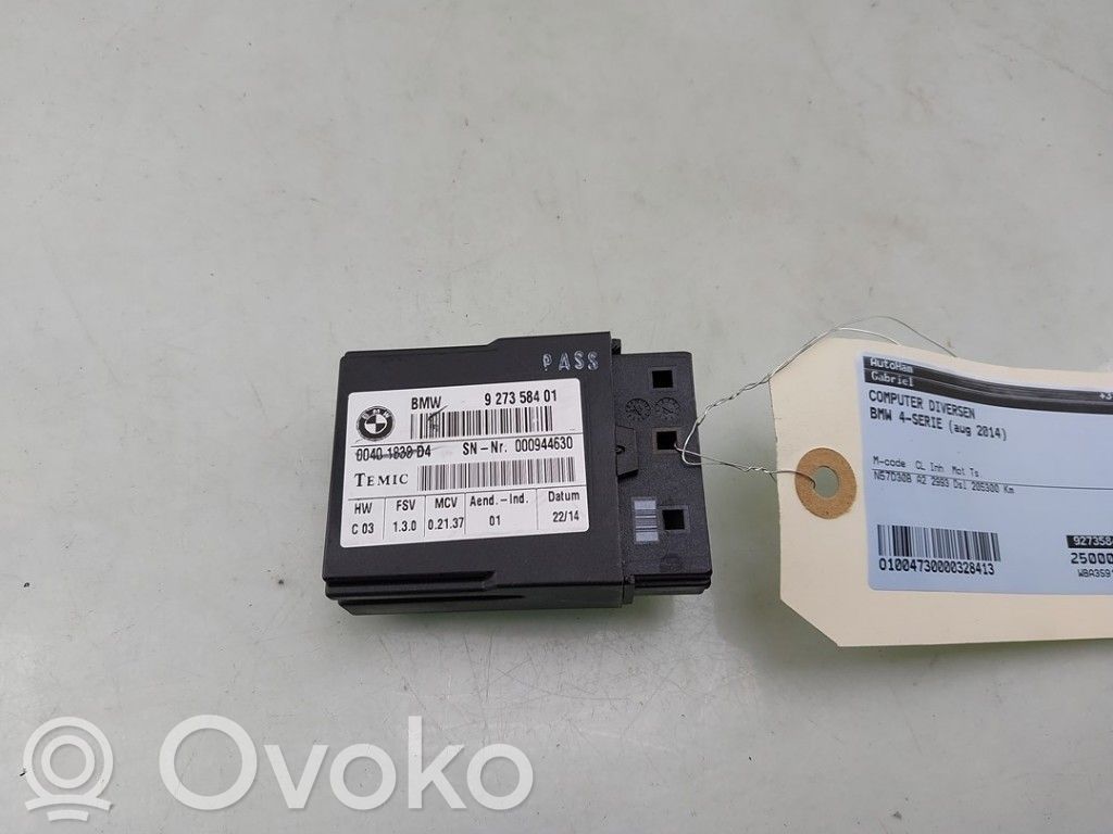 BMW 4 F32 F33 Other control units/modules 