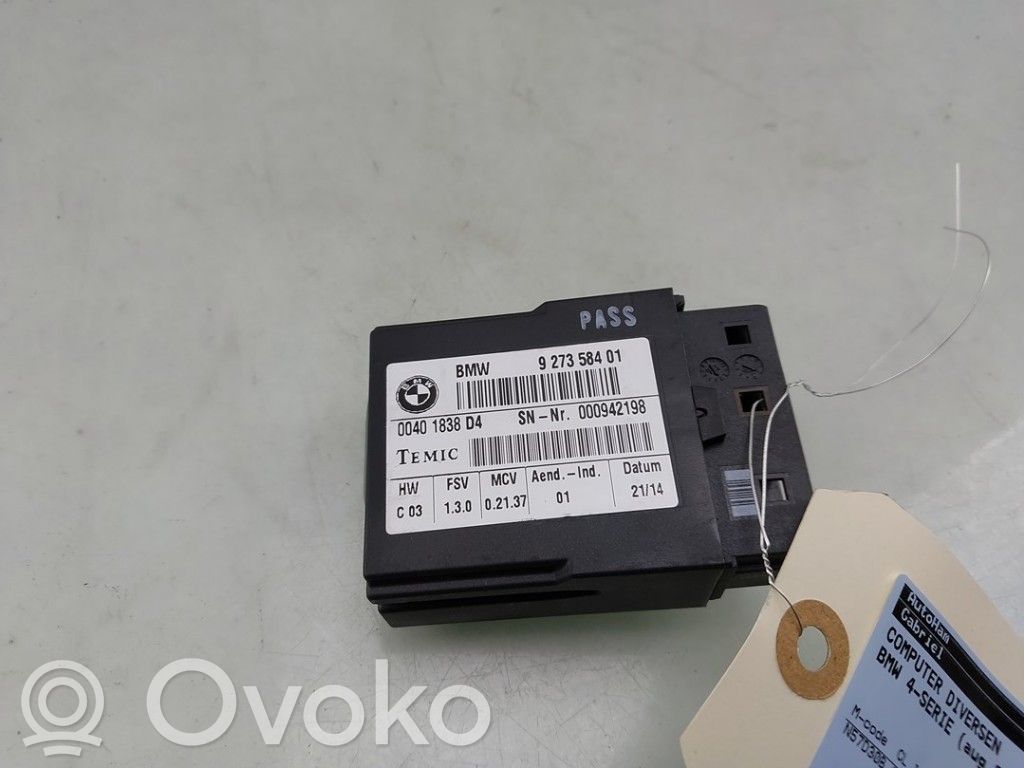 BMW 4 F32 F33 Other control units/modules 