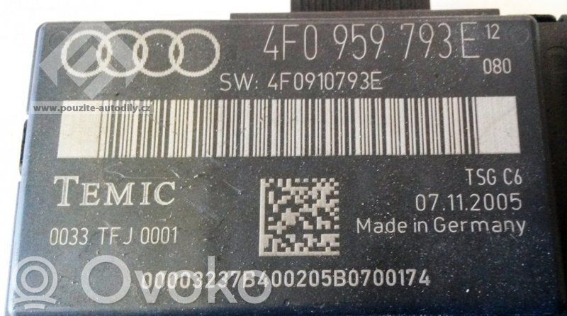 Door central lock control unit/module   4F0959793E,4F0959793E