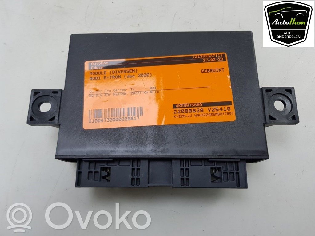 Moottorin ohjainlaite/moduuli   4KE907558A,4KE907558A