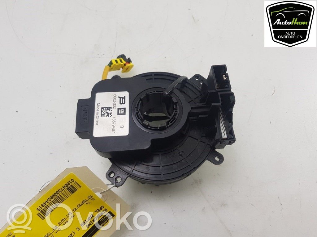 Opel Zafira C Airbag slip ring squib (SRS ring) 