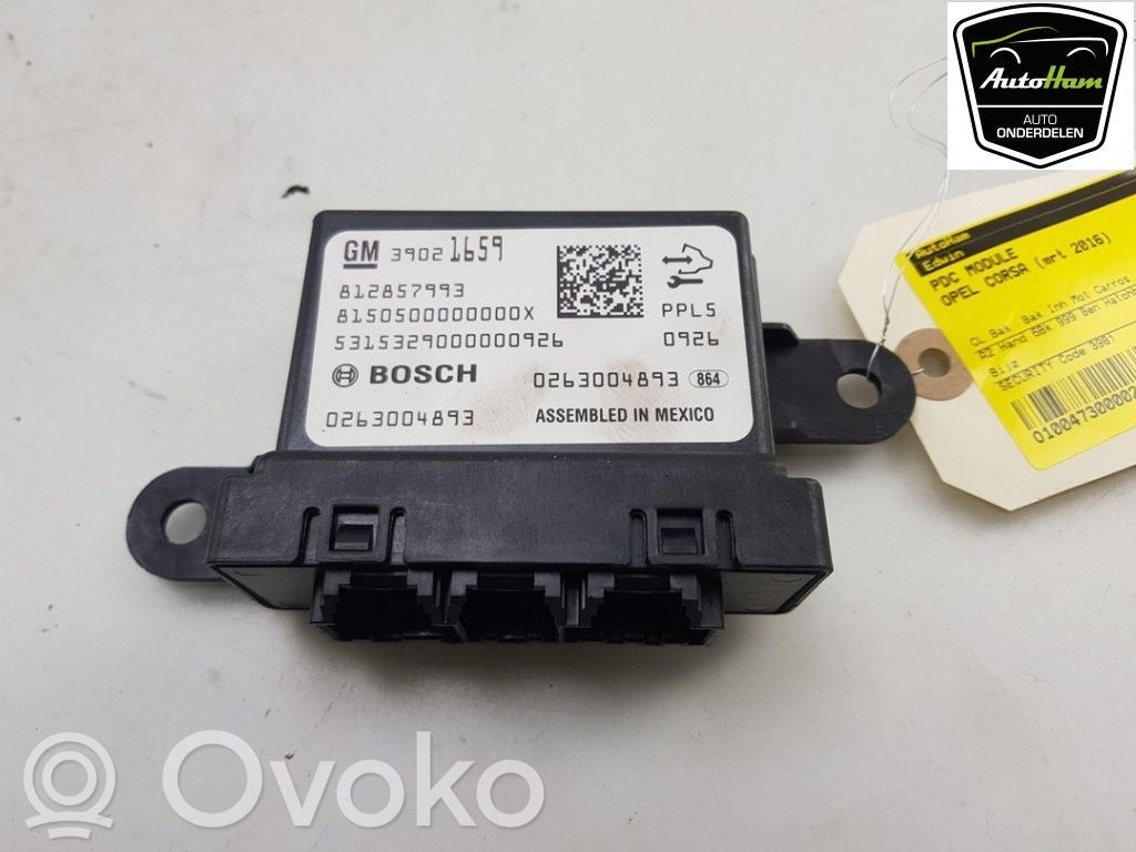 Opel Corsa E Parking PDC control unit/module 