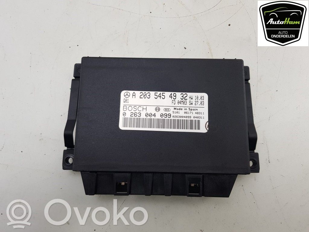 Mercedes-Benz C W203 Unitate/modul de comandă parcare PDC 