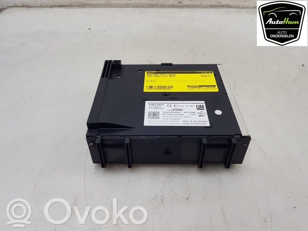 Opel Mokka X Console centrale, commande de multimédia l'unité principale 