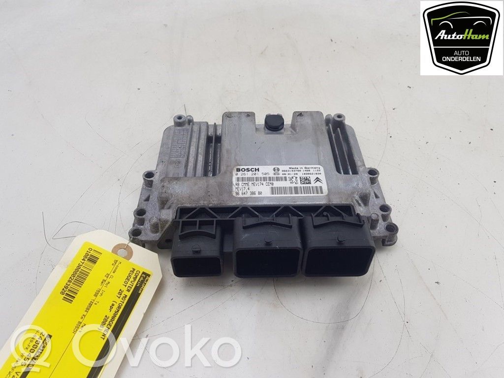 Peugeot 207 Engine control unit/module 