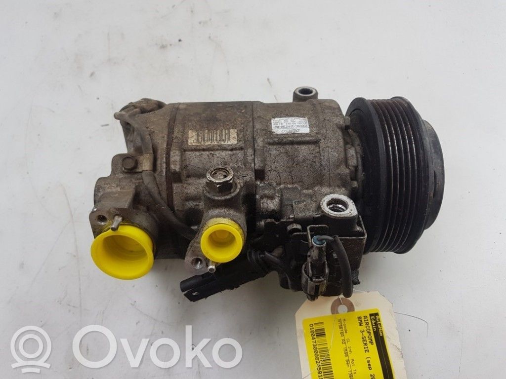 BMW 3 F30 F35 F31 Compressore aria condizionata (A/C) (pompa) 
