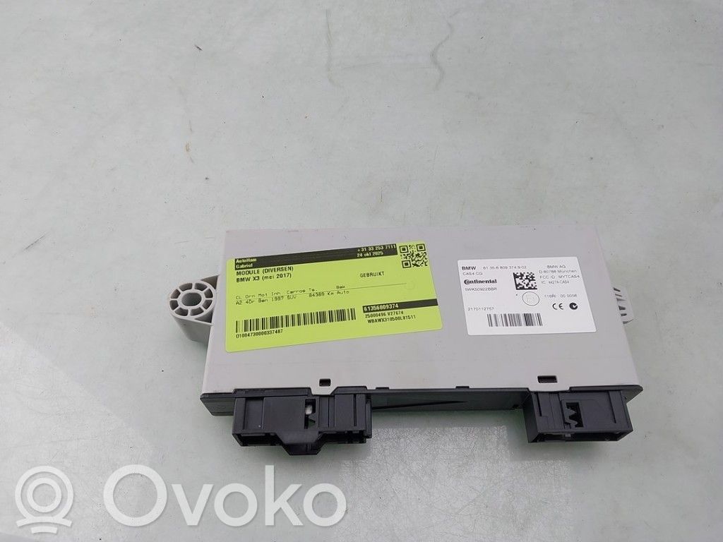 BMW X3 F25 Sterownik / Moduł centralnego zamka 