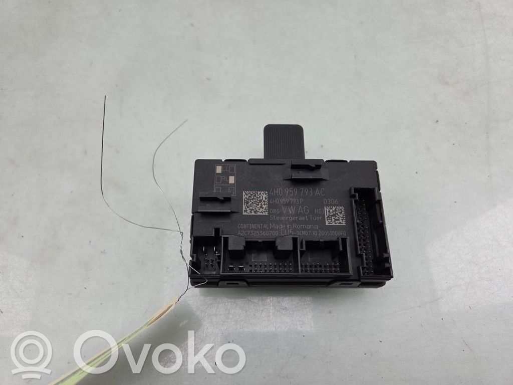 Porsche 718 Cayman 982 982c Centralina/modulo chiusura centralizzata portiere 