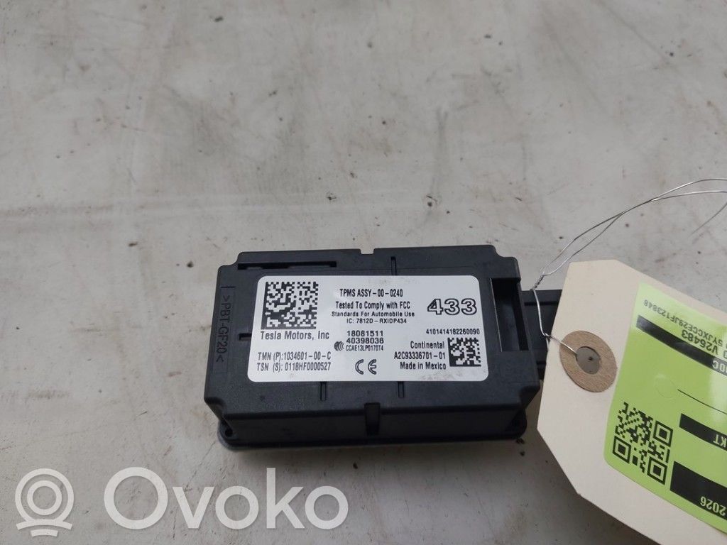 Tesla Model X Tire pressure control unit 