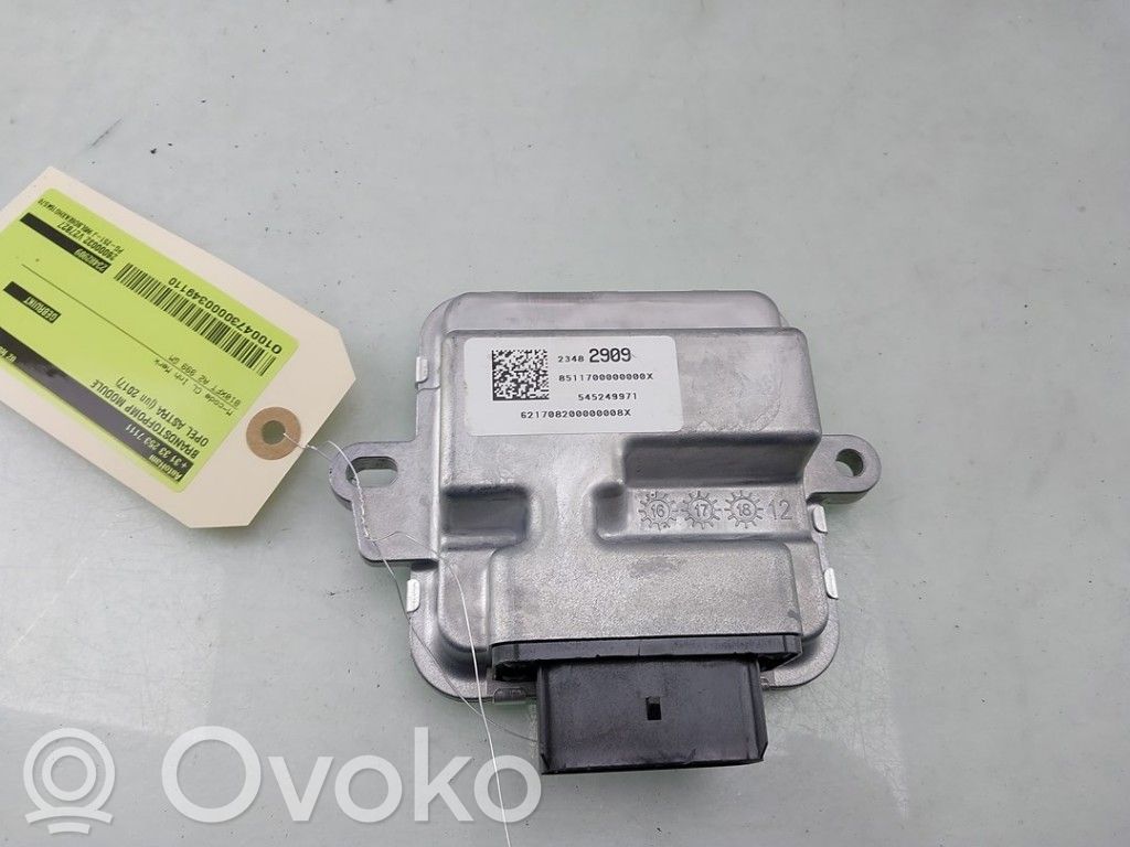 Opel Astra K Unitate/modul comandă pompă injecție combustibil 