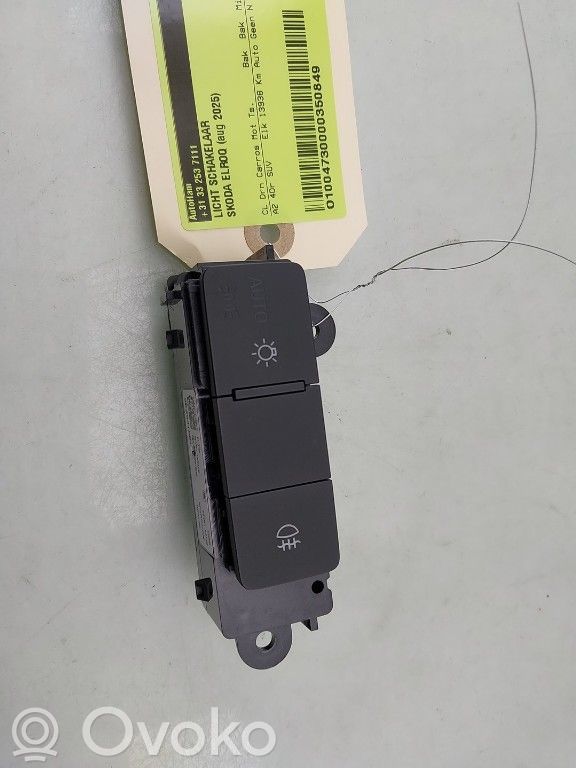 Skoda Elroq Interruptor de luz 