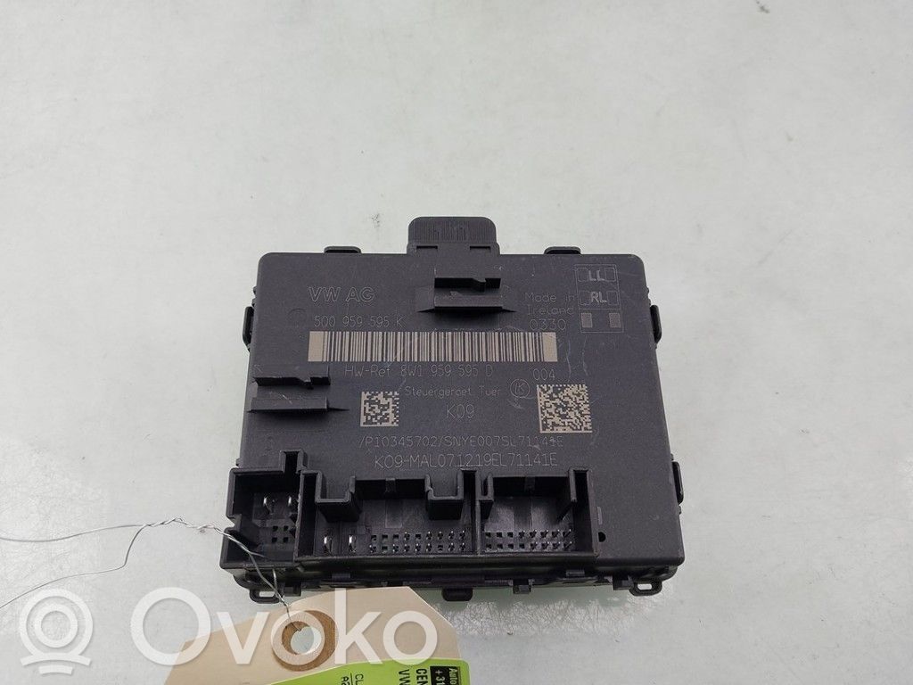 Volkswagen PASSAT B8 Door central lock control unit/module 
