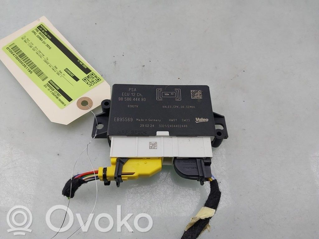 Opel Corsa F Centralina/modulo sensori di parcheggio PDC 