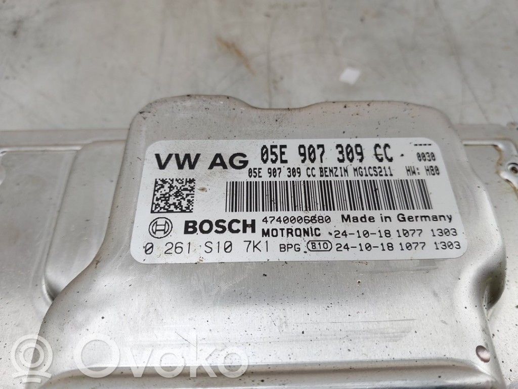 Sterownik / Moduł ECU   05E907309CC,05E907309CC,05E906019DB,05E906019DB,05E906019DB570,05E907309CC