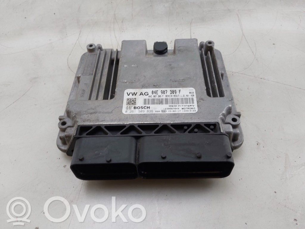 Moottorin ohjainlaite/moduuli   04E907309F,04E907309F,0261S09836,0261S09836,04E906023M,04E907309F