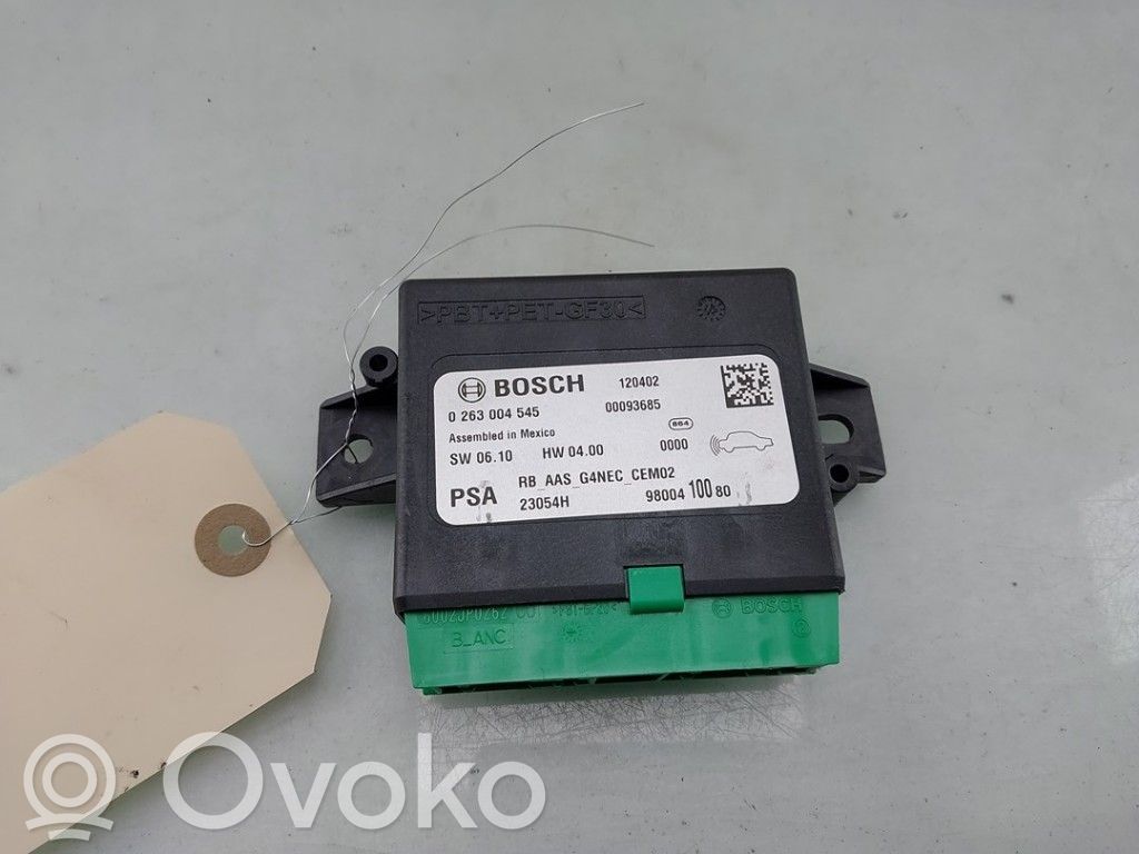 Peugeot 208 I Pysäköintitutkan (PCD) ohjainlaite/moduuli 