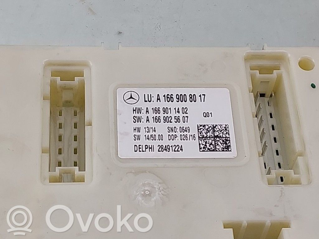 Mercedes-Benz GLE (W166 - C292) Module confort 