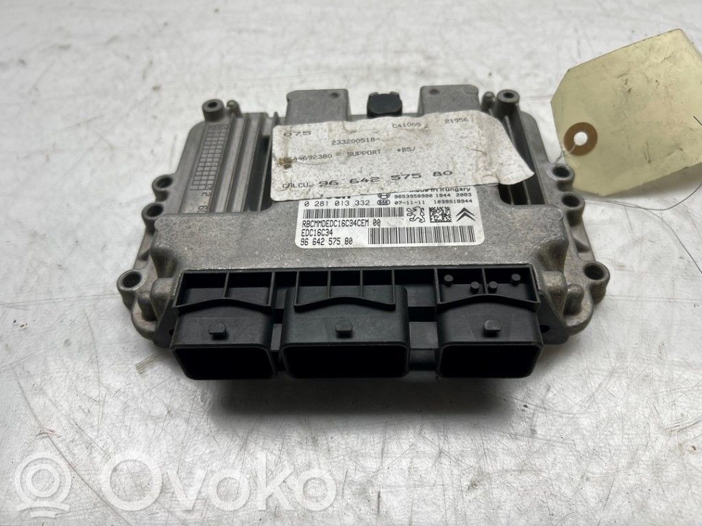 Engine control unit/module   9653958980,9656161980,1943V3,0281011803,1677624580,1940XC,1940XE,1942NX,1943V3,9653958980,9656161980
