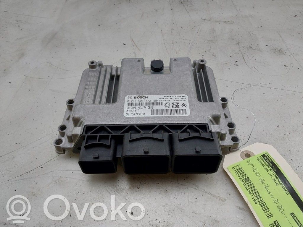 Engine control unit/module   9675495080,9675495080,9666319180,0261S06494,1608515880,1677627180,9666319180,9675495080