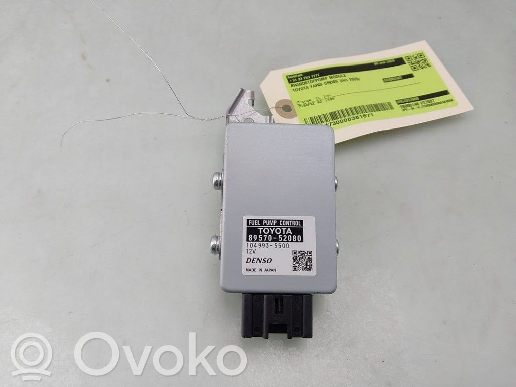 Toyota Yaris Cross Unité de commande / module de pompe à carburant
