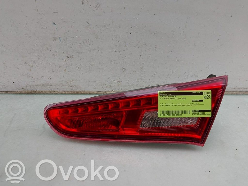 Alfa Romeo Giulietta Luci posteriori 