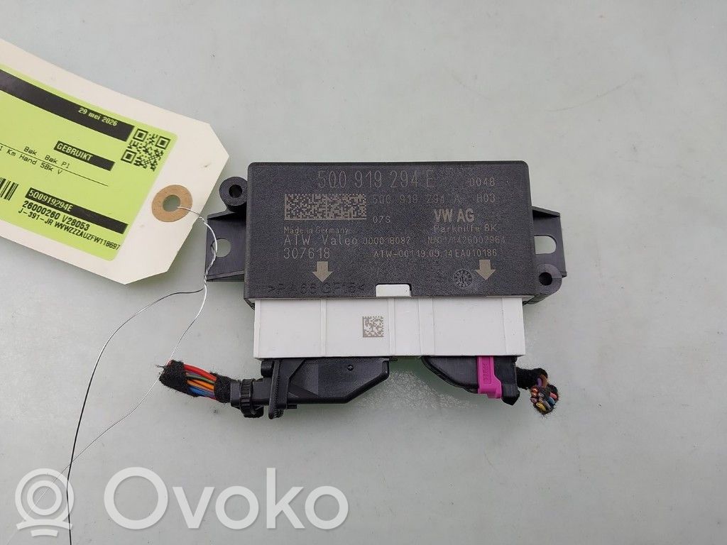 Unité de commande, module PDC aide au stationnement   5Q0919294E,5Q0919294K,5Q0919294A,5Q0919294A,5Q0919294B,5Q0919294C,5Q0919294E,5Q0919294F,5Q0919294FZ00,5Q0919294K