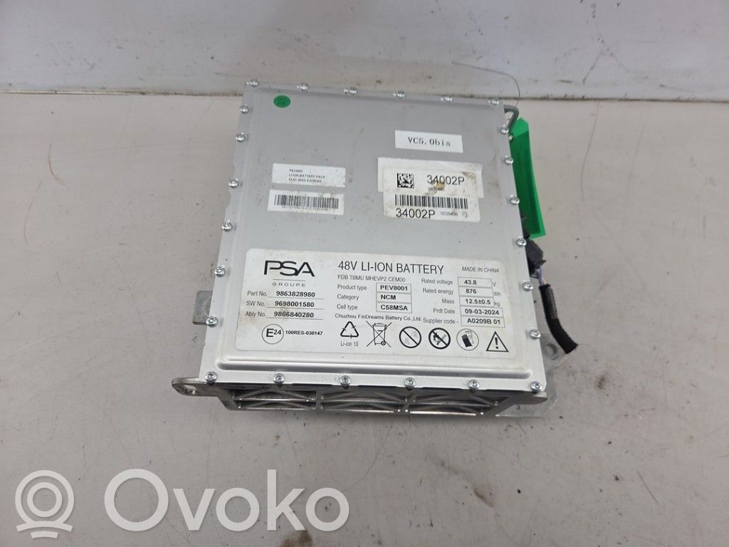 Peugeot 208 II Bateria do samochodu elektrycznego / hybrydowego