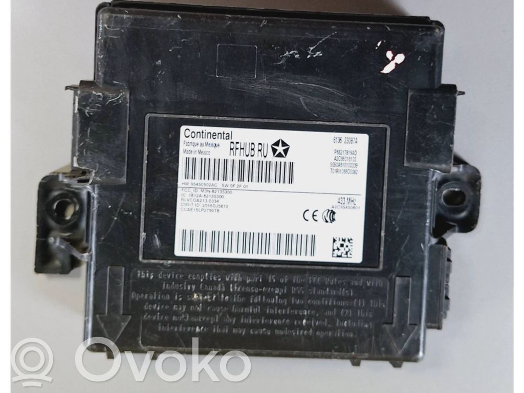 Other control units/modules   P68217819AD,68211124AD