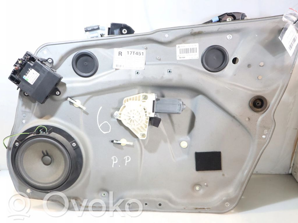 Mercedes-Benz B W245 Mechanizm podnoszenia szyby przedniej bez silnika 
