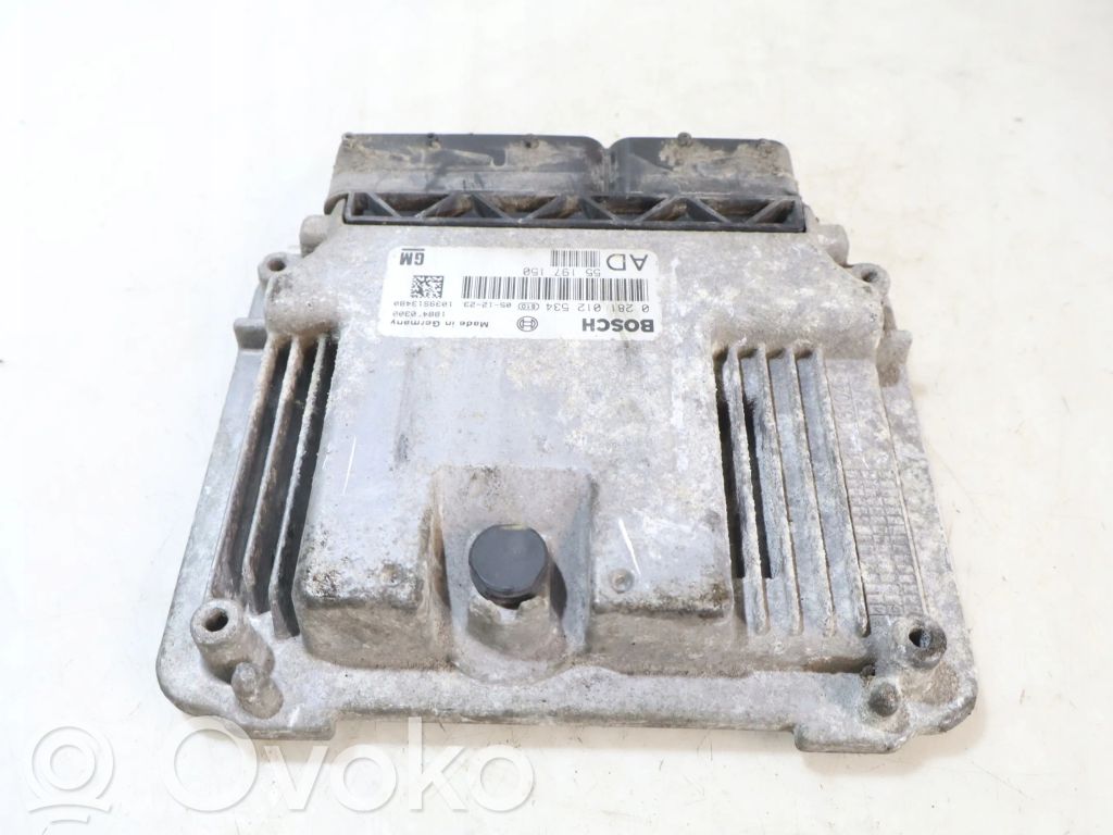 Opel Vectra C Unité de commande, module ECU de moteur 