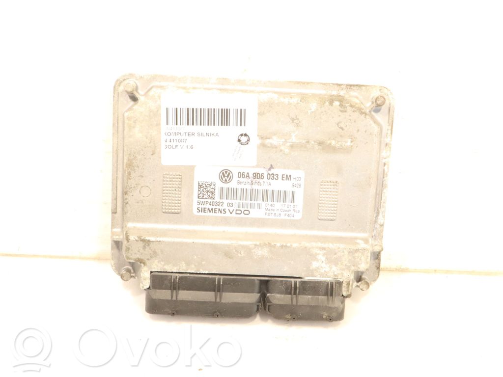 Engine control unit/module ECU   5WP40322