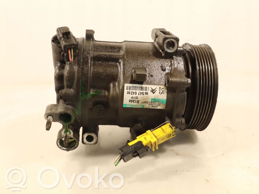 Peugeot 407 Air conditioning (A/C) compressor (pump) 