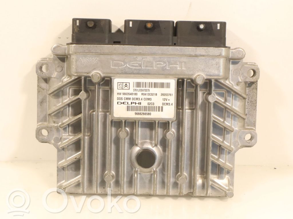 Engine control unit/module ECU   9663548180