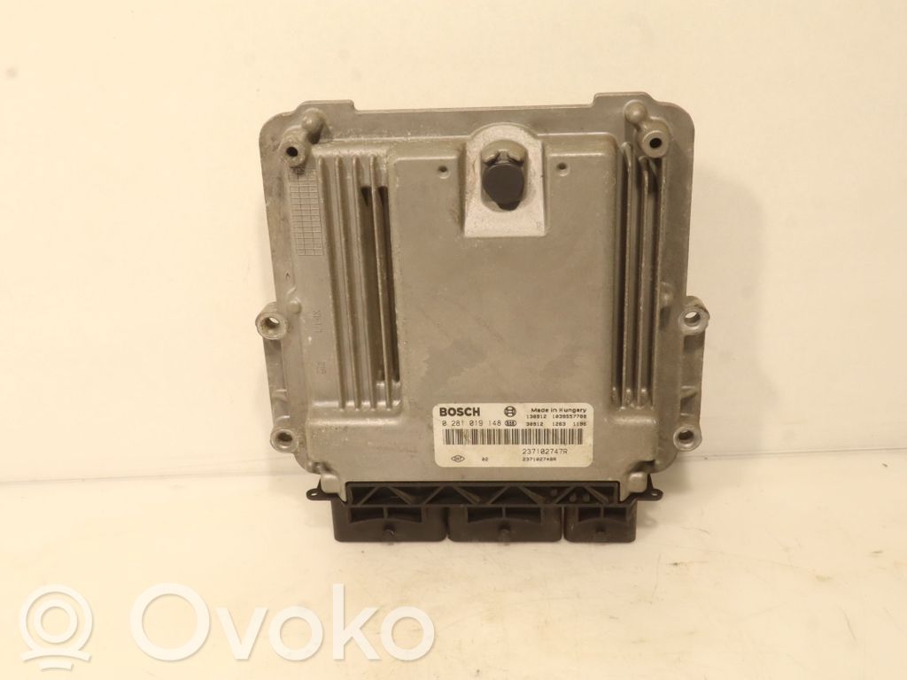 Renault Clio IV Engine control unit/module ECU 