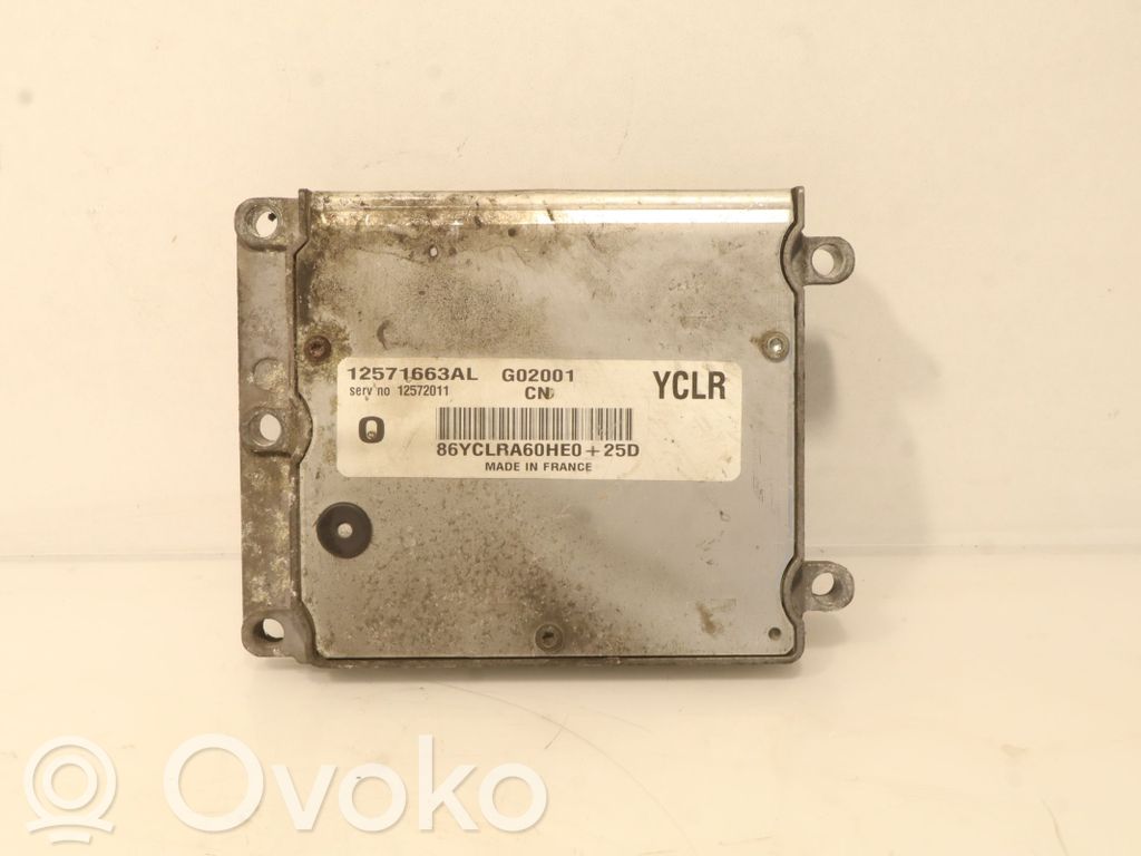 Opel Vectra C Engine control unit/module ECU 