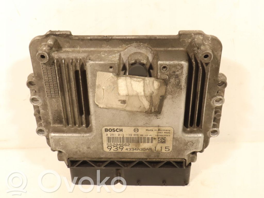 Alfa Romeo 159 Unidad de control/módulo ECU del motor 