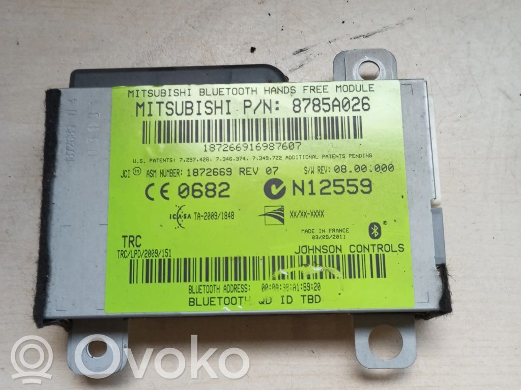 Bluetooth control unit module   8785A026
