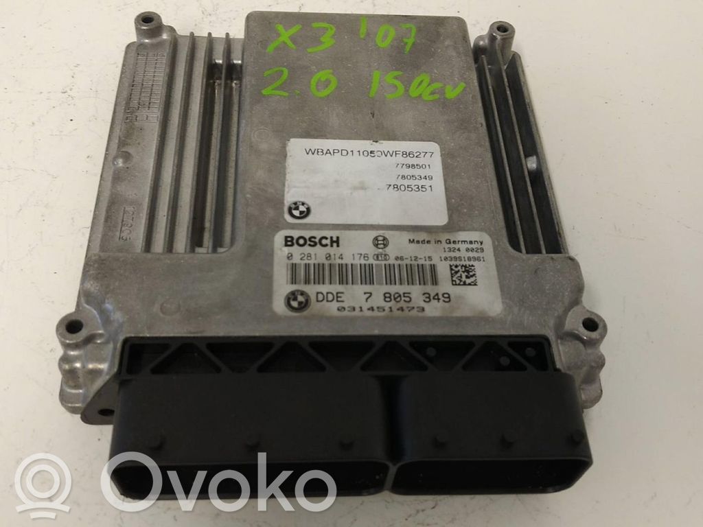 Unité de commande, module ECU de moteur   DDE7805349