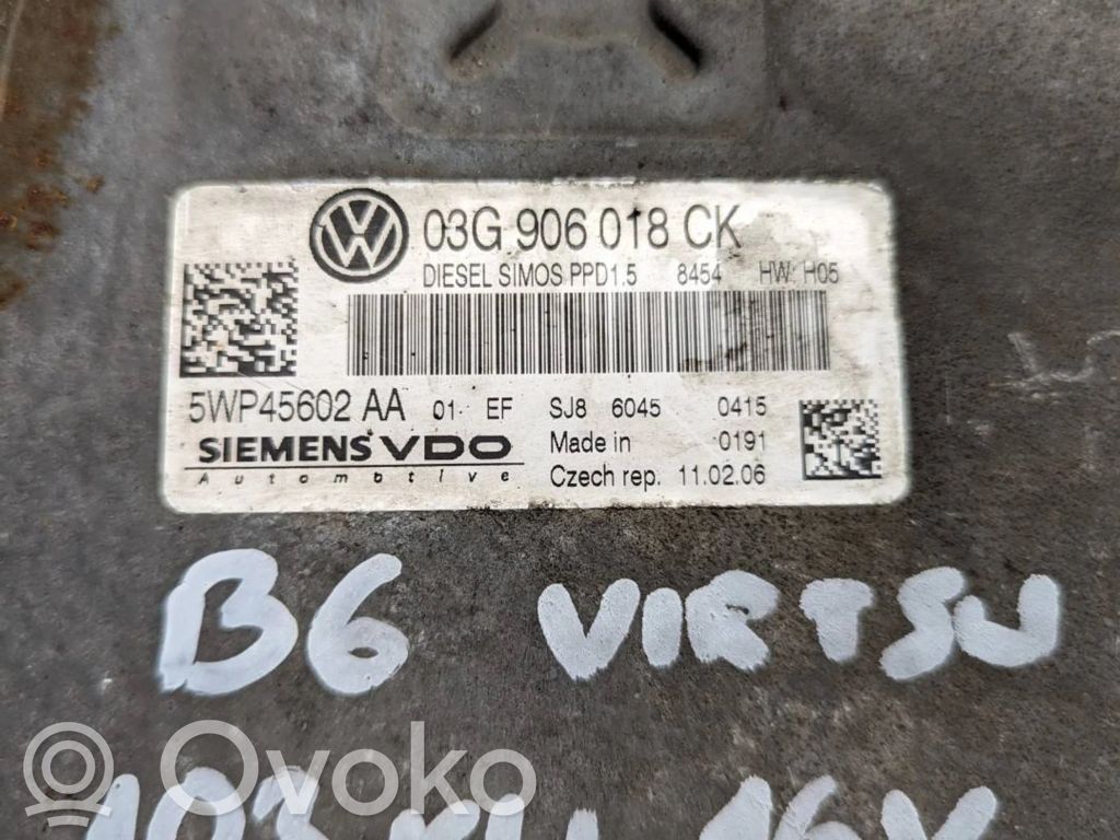 Engine control unit/module   03G906018CK,5WP45602AA