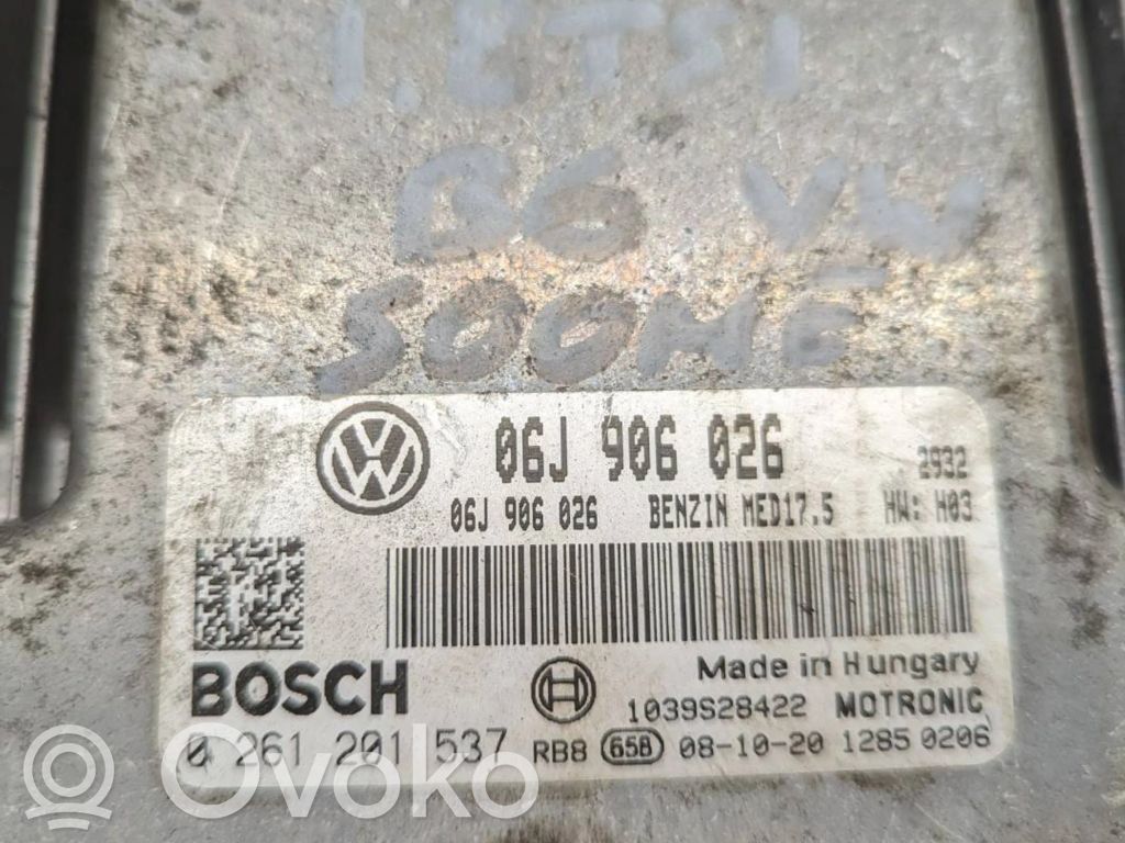 Engine control unit/module   06J906026,0261201537