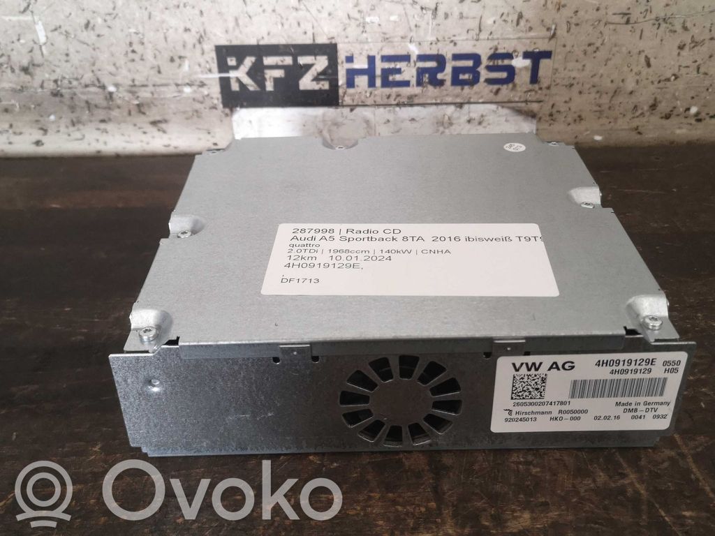 Audi A5 8T 8F CD/DVD player unitate navigație 