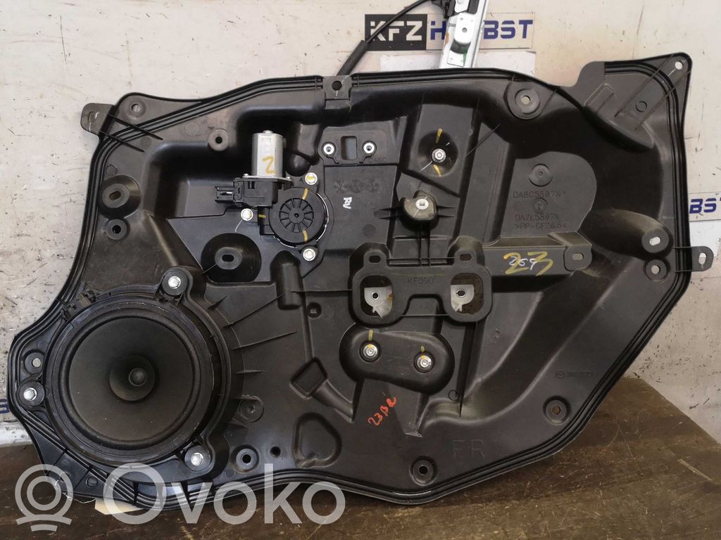 Mazda 2 Front window lifting mechanism without motor 