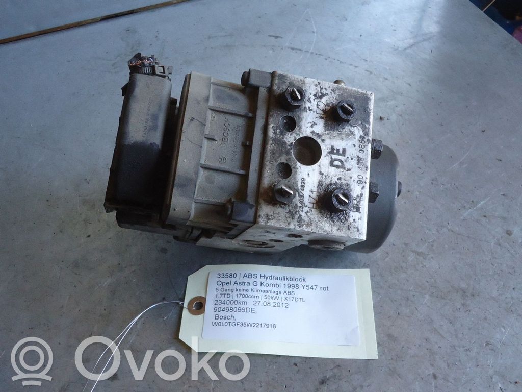 Opel Astra G ABS-pumppu 