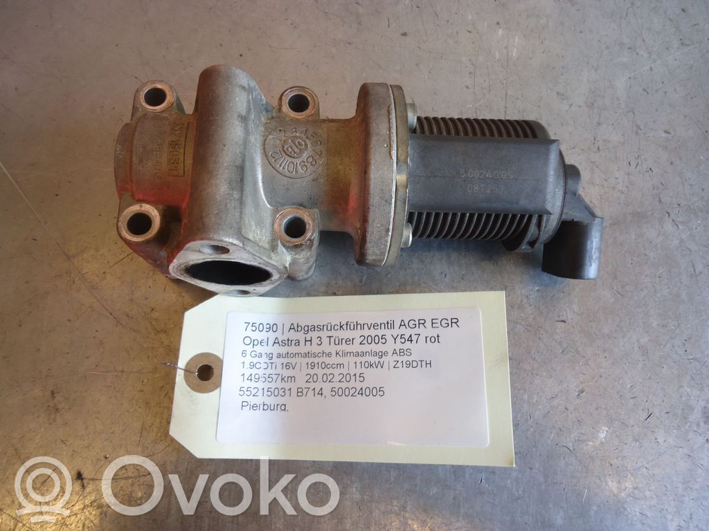 Opel Astra H Supapă EGR 