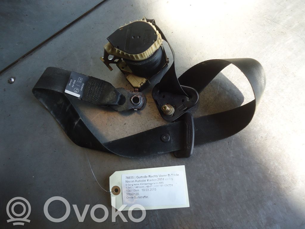 Nissan Kubistar Cinturón delantero 