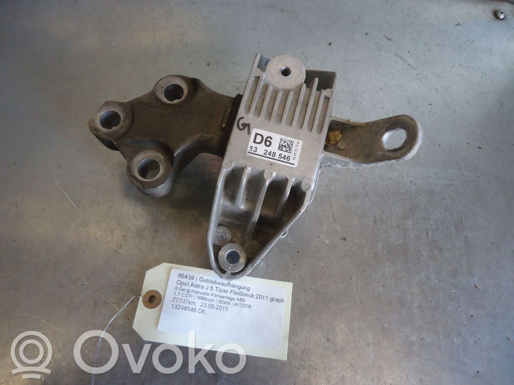 Opel Astra J Supporto di montaggio scatola del cambio 
